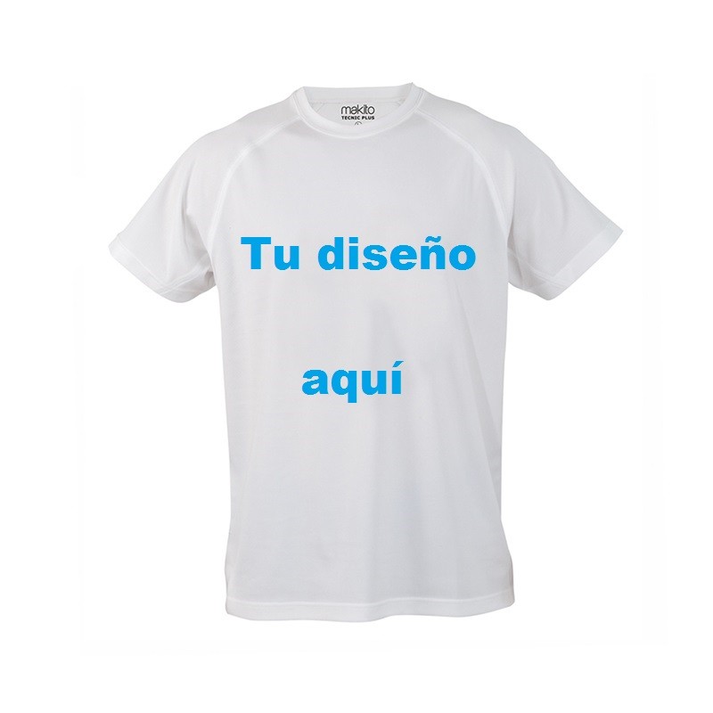 Camiseta Técnica Adulto Colores de Poliéster Personalizada