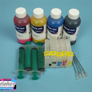 Pack Cartuchos Recargables con tinta para HP
