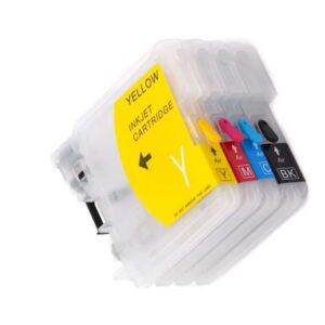 Brother LC980 LC985 LC1100 Pack Cartuchos Recargables