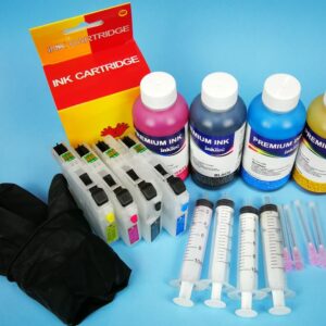 Pack Cartuchos Recargables con tinta para impresoras Brother