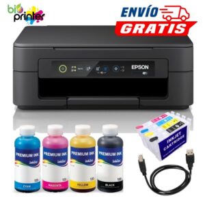 IMPRESORA EPSON XP-2200 XP-2205 CON CARTUCHOS RECARGABLES Y TINTAS