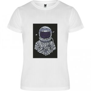 CAMISETA CON NUESTRO DISEÑO ASTRONAUTA