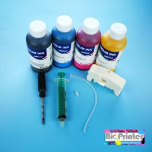 KIT RECARGA CARTUCHOS ORIGINALES EPSON 603 Y 502 CON TINTA