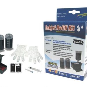 KIT RECARGA TINTA NEGRO CARTUCHO HP 302 302XL