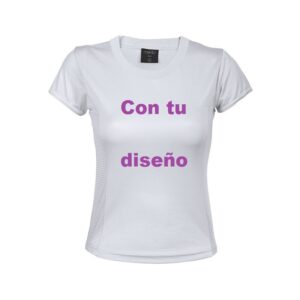 CAMISETA MUJER TECNIC ROX CON TU DISEÑO
